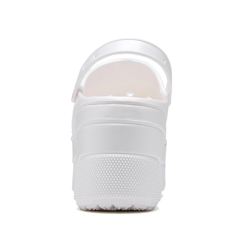 

Height Increasing 10cm Summer Women Clogs Slip On Breathable Female Sandals Jelly Shoes Hollow Out Ladies Slippers Size 36-41