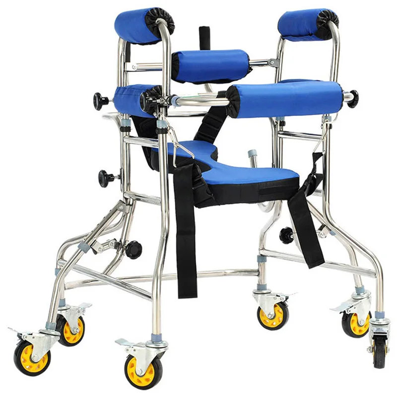 6 колес детские ходунки для предотвращения опрокидывания нижних конечностей