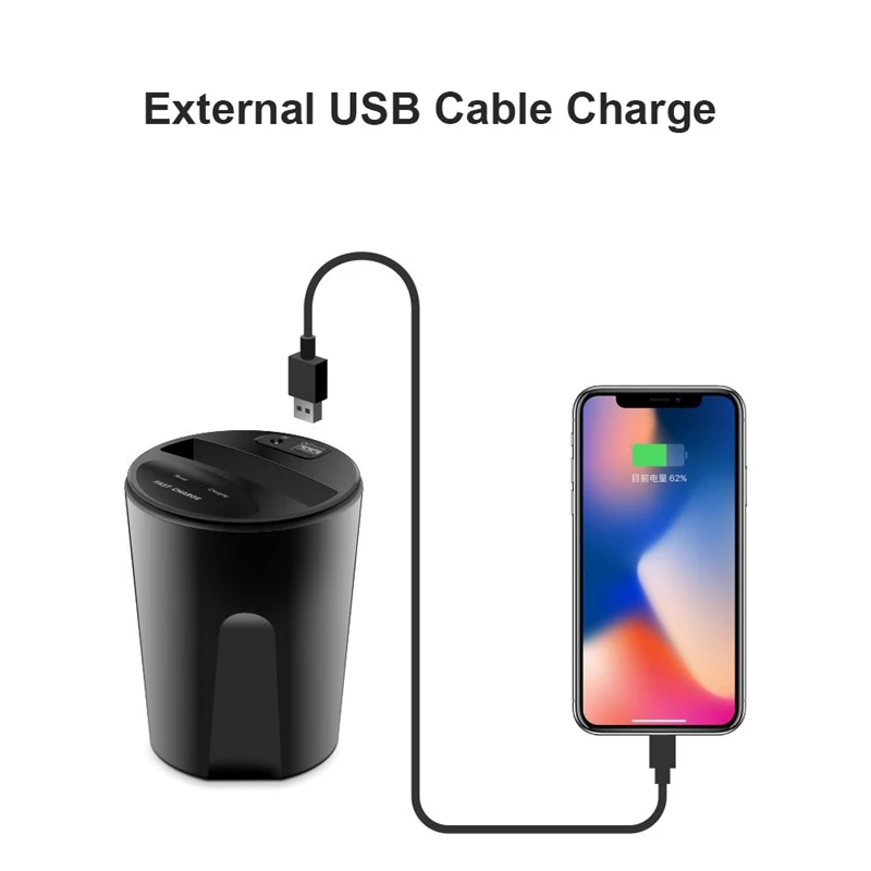 X8 QI Беспроводное Автомобильное зарядное устройство чашка для iPhone 11 Pro XS Max samsung huawei LG Xiaomi USB автомобильное беспроводное зарядное устройство Внешний 2.4A