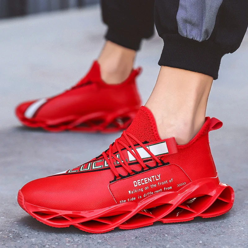 Мужские повседневные кроссовки для бега на открытом воздухе модные удобные