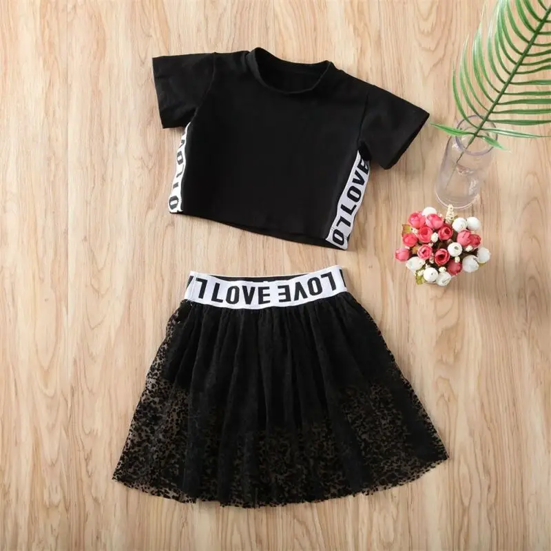 2020 комплекты одежды для маленьких девочек футболка с короткими рукавами и