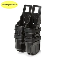 tactical double stack fast mag holder carrier pistol gun 45 40 cal magazine pouch fast mag box for molle system