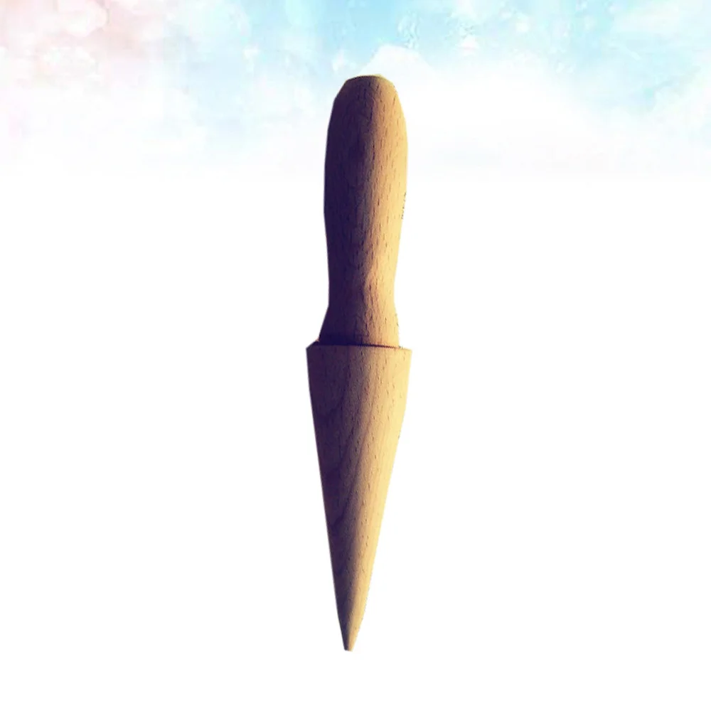 1 шт. форма для мороженого прочная легкая многоразовая деревянная конусный ролик