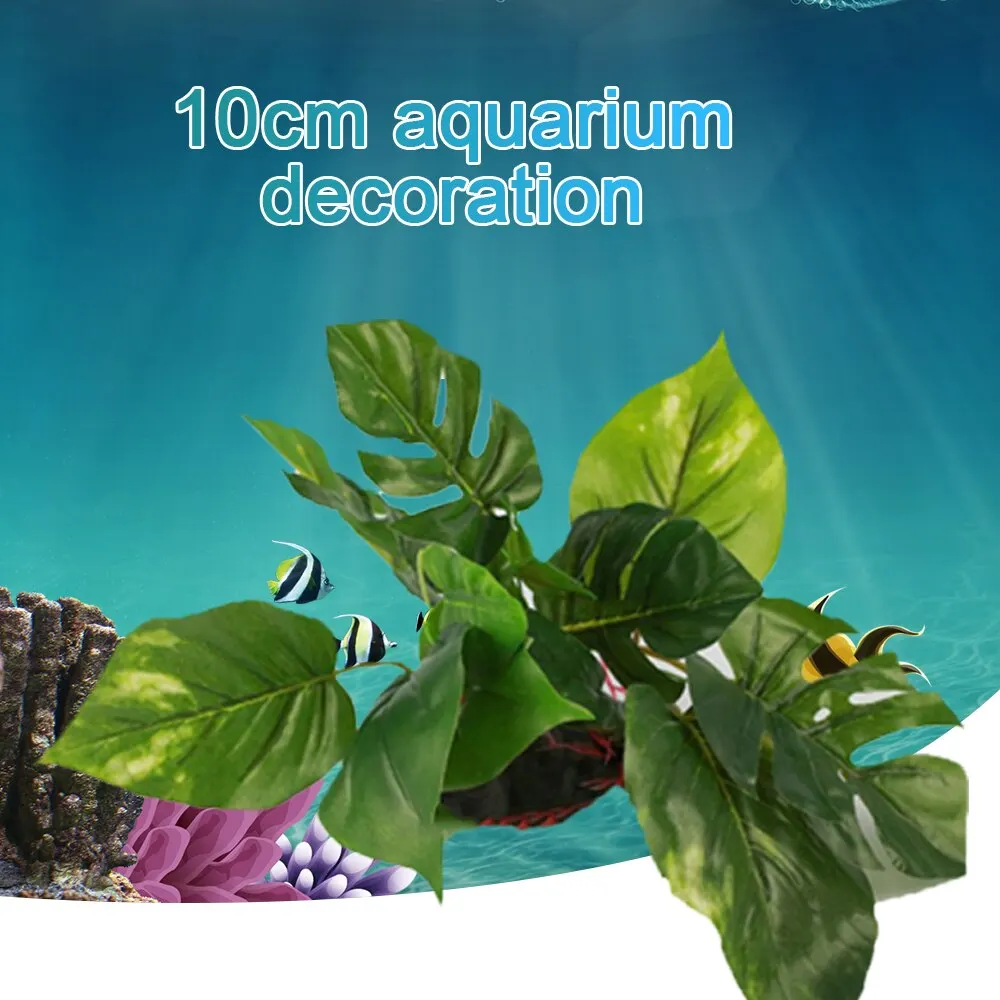 Новый большой лист водное растение моделирование фиолетовый искусственная