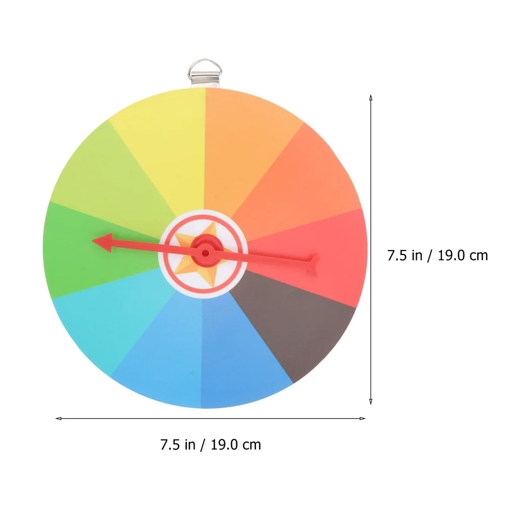 

1 Set of Draw Game Wheel Set Teaching Activities Rotary Props Fun Wheel