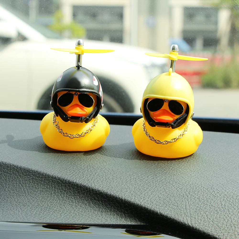 Шлем с разбитым ветром маленькая Желтая утка автомобильные аксессуары для Subaru