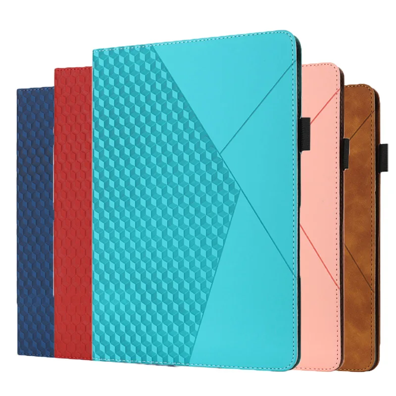 

Diamond Skin Feel Leather Cover For Apple iPad Pro 11 2018 2020 2021 Cover Tablet Case Folding Stand For iPad Pro 11 Tablet Case