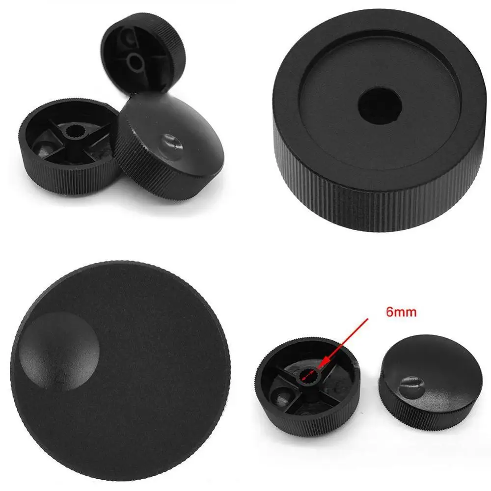 Черная матовая прочная алюминиевая ручка 32x13 мм регулировки громкости для