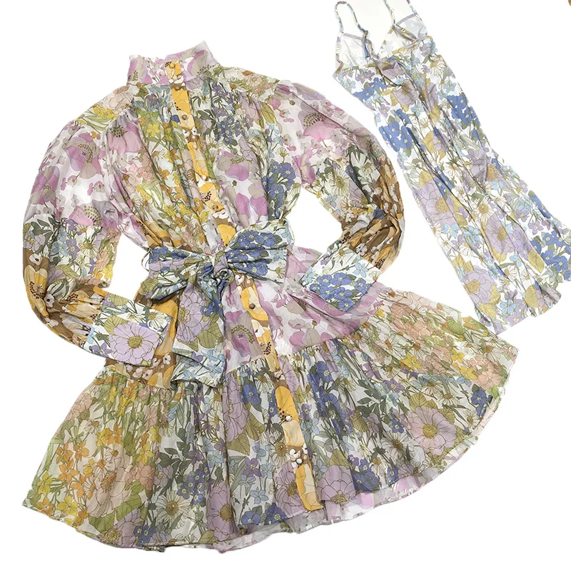 Праздничное Цветочное платье 2020 весеннее винтажное Австралийское Модное