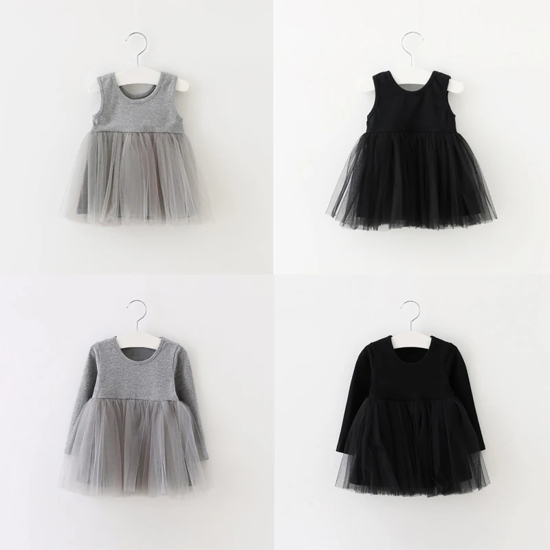 Sun Moon/Детские платья платье для девочек с длинным рукавом платье-пачка маленьких