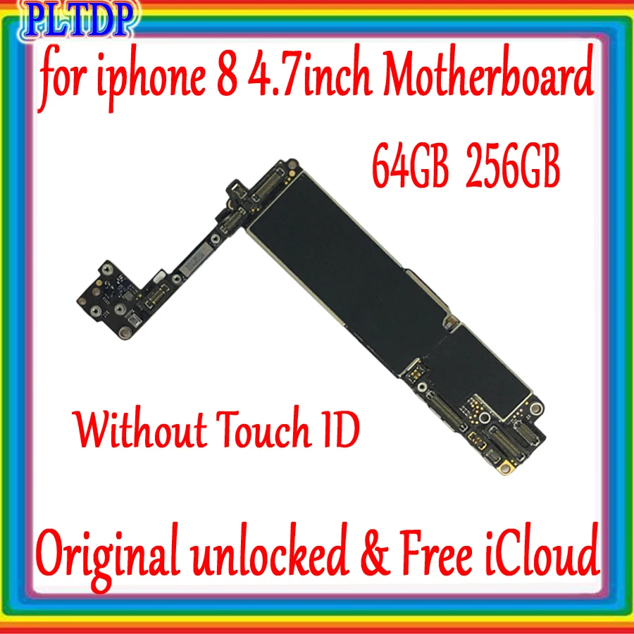 Заводская разблокированная материнская плата для iphone 8 4 7 дюйма с Touch ID/no ID 100%