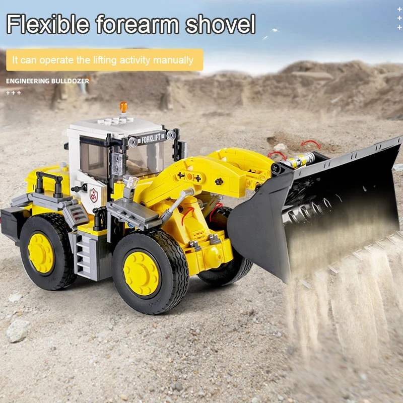 732 шт. городской Инженерная вилочные погрузчики строительные блоки город
