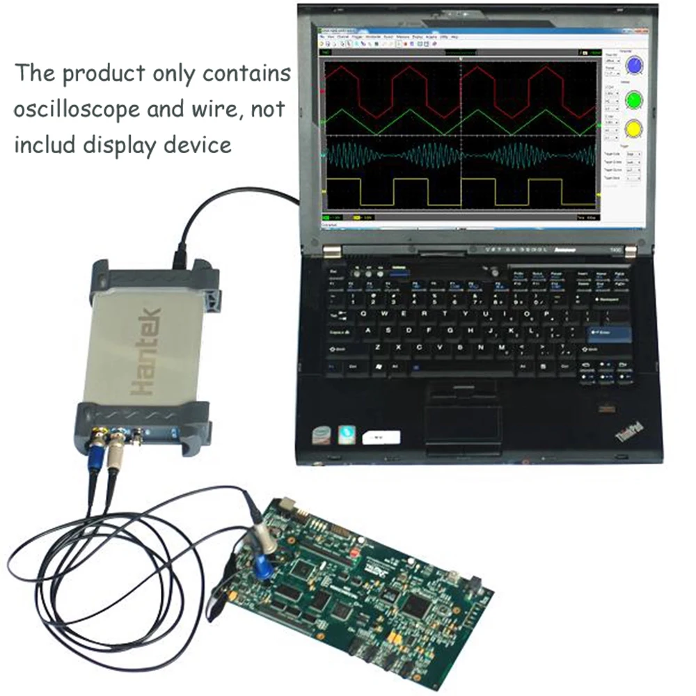 

Hantek6102BE 250MSa/s 2CH Factory High Precision Anodised Aluminium Casing PC Mini Low Prices USB 100MHz Digital Oscilloscope