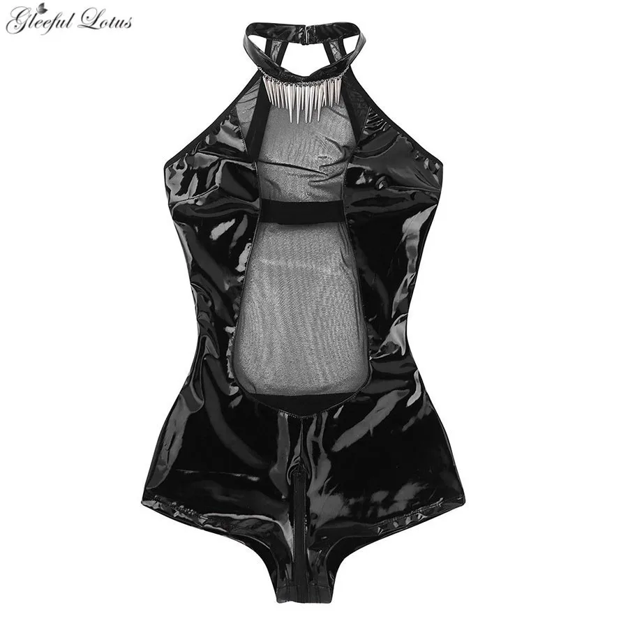 Латексное боди прозрачное нижнее белье с гидроизоляцией сексуальное