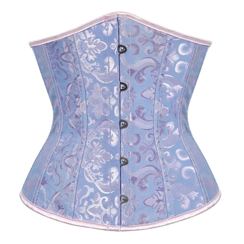 

Sexy Corset Underbust Waist Corsets Gothic Corset Top Bustier Plus Size Corselet Black White Red Blue