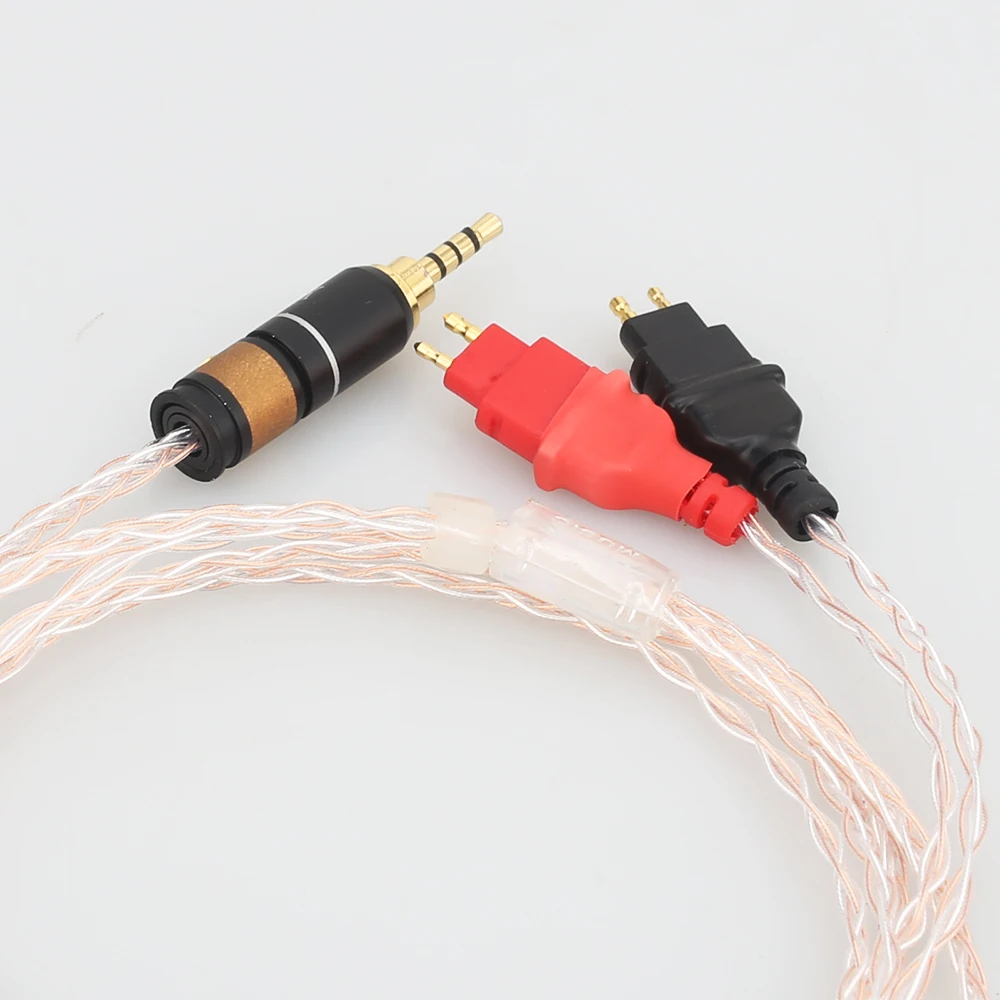Audiocrast 2 5 XLR 8 ядер OCC посеребренный смешанный кабель для наушников Sennheiser HD25-1 SP HD650