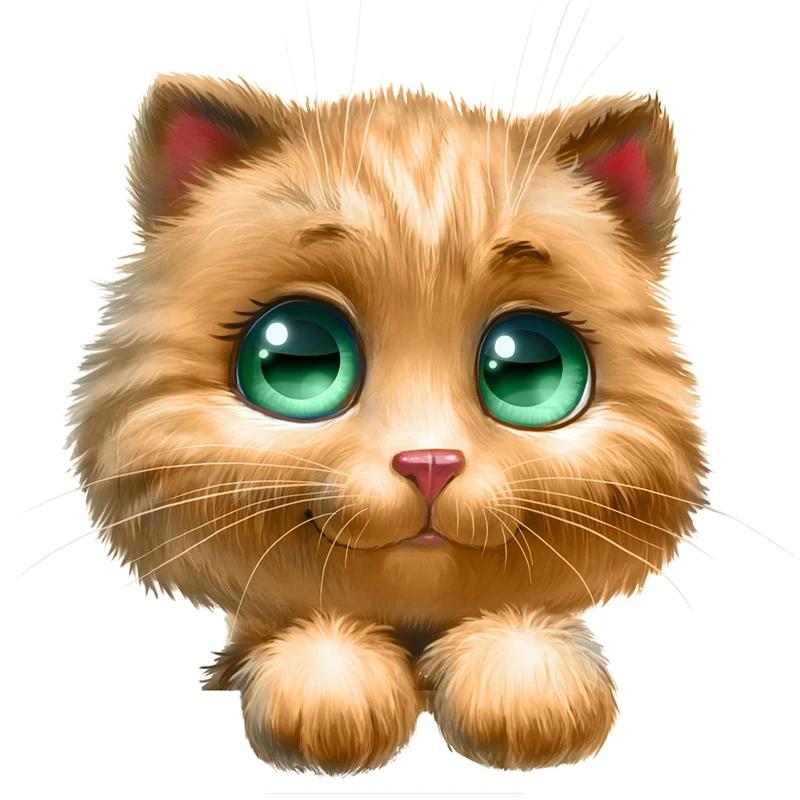 

Наклейка на автомобиль «кошка», 14 х14 см