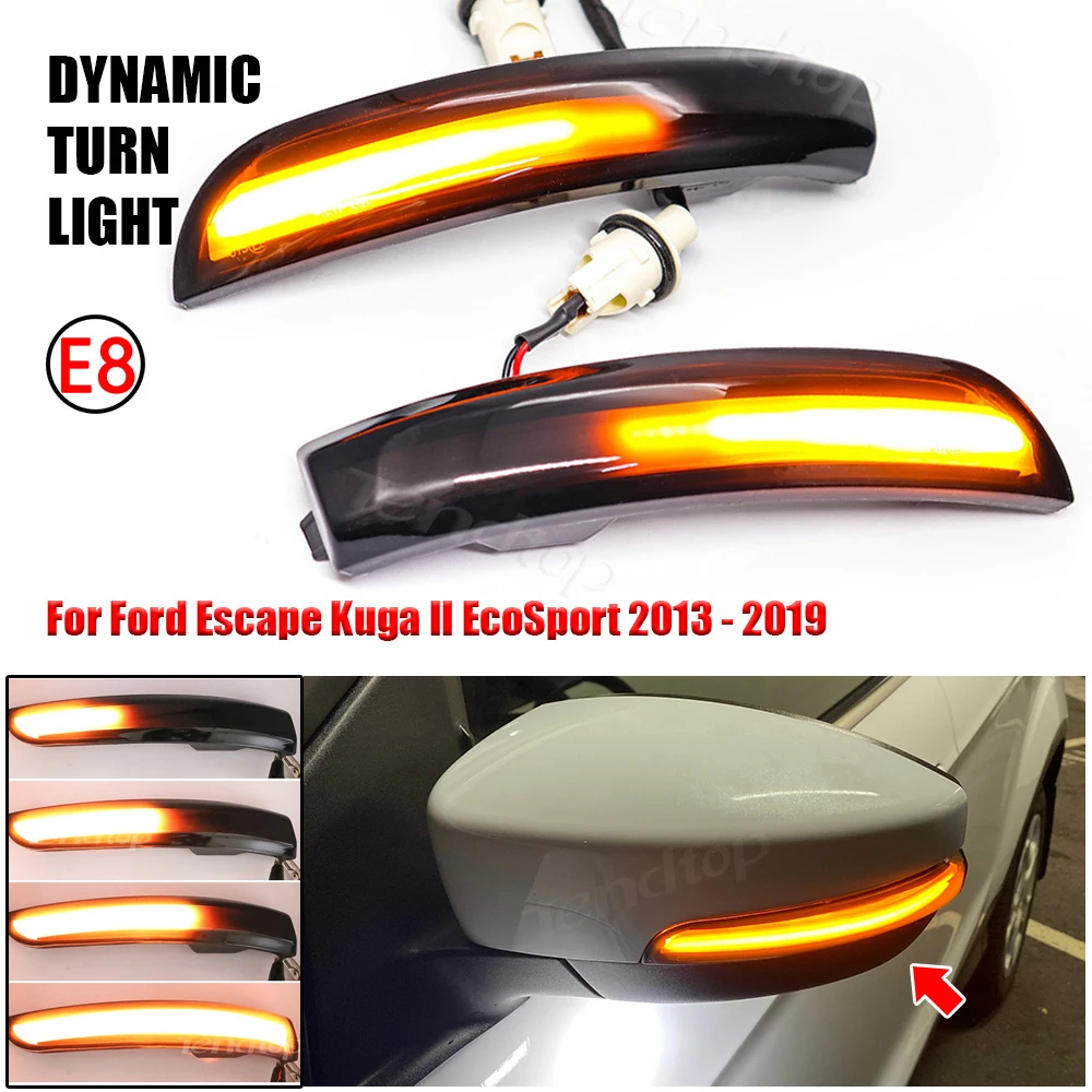 

2 шт., светодиодные лампы для сигнала поворота Ford Escape Kuga II EcoSport 2013 - 2019