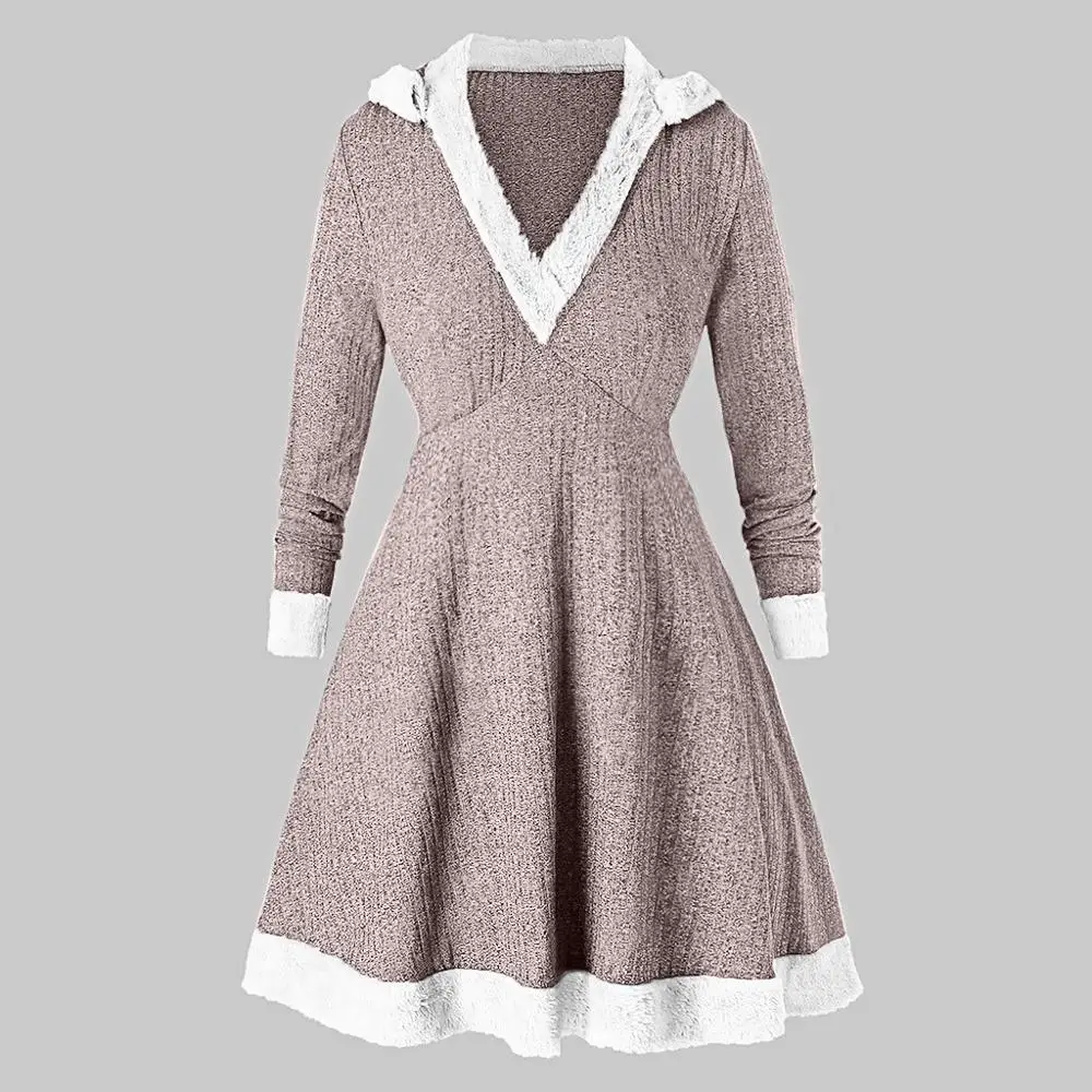 

Winter Cloak Women Christmas Fashion Retro Soft Solid Hooded Capes Shawl Coat Ponchos Mujer Invierno Elegantes Cape Poncho Women