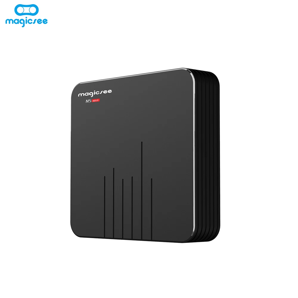 Приставка Смарт-ТВ Magicsee N5 Max Amlogic S905X3 4 + 64 ГБ Android 2020 Wi-Fi Bluetooth | Электроника