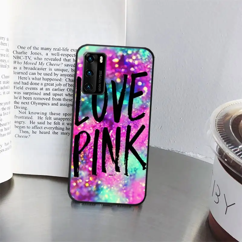 

Victoria Pinks Vs Brand Phone Case for huawei P40 pro lite P8 P9 P10 P20 P30 psmart 2019 2017 2018