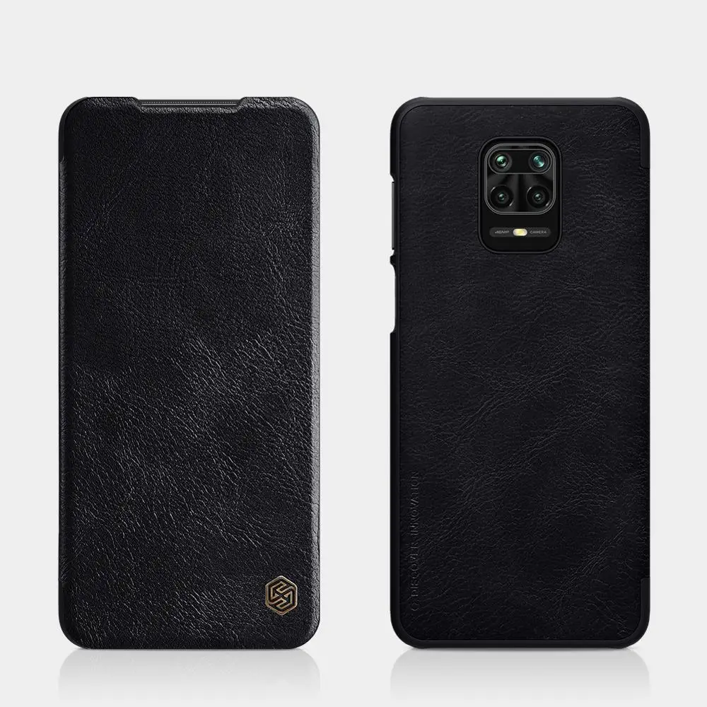 Nillkin for Xiaomi Redmi Note 9S 9 Pro Max Case Business Qin Flip Leather Card Slot Back Cover | Мобильные телефоны и