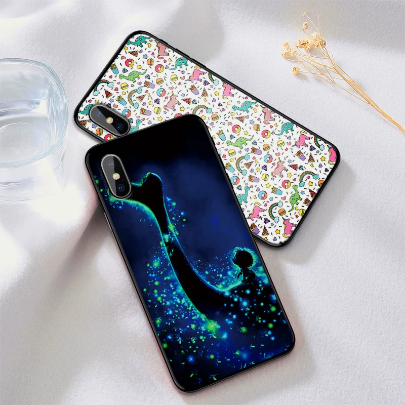 Милый мягкий силиконовый чехол с рисунком динозавра для телефона iPhone XR TPU 5 5SE 6 6S 7