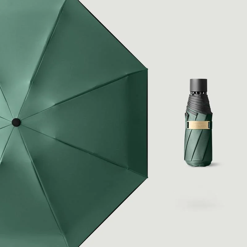 

Umbrella Fashion Trend Automatic Bullet Umbrella Gift Box Packaging Neutral Vinyl Coated Umbrella Sunny Umbrella Paraguay