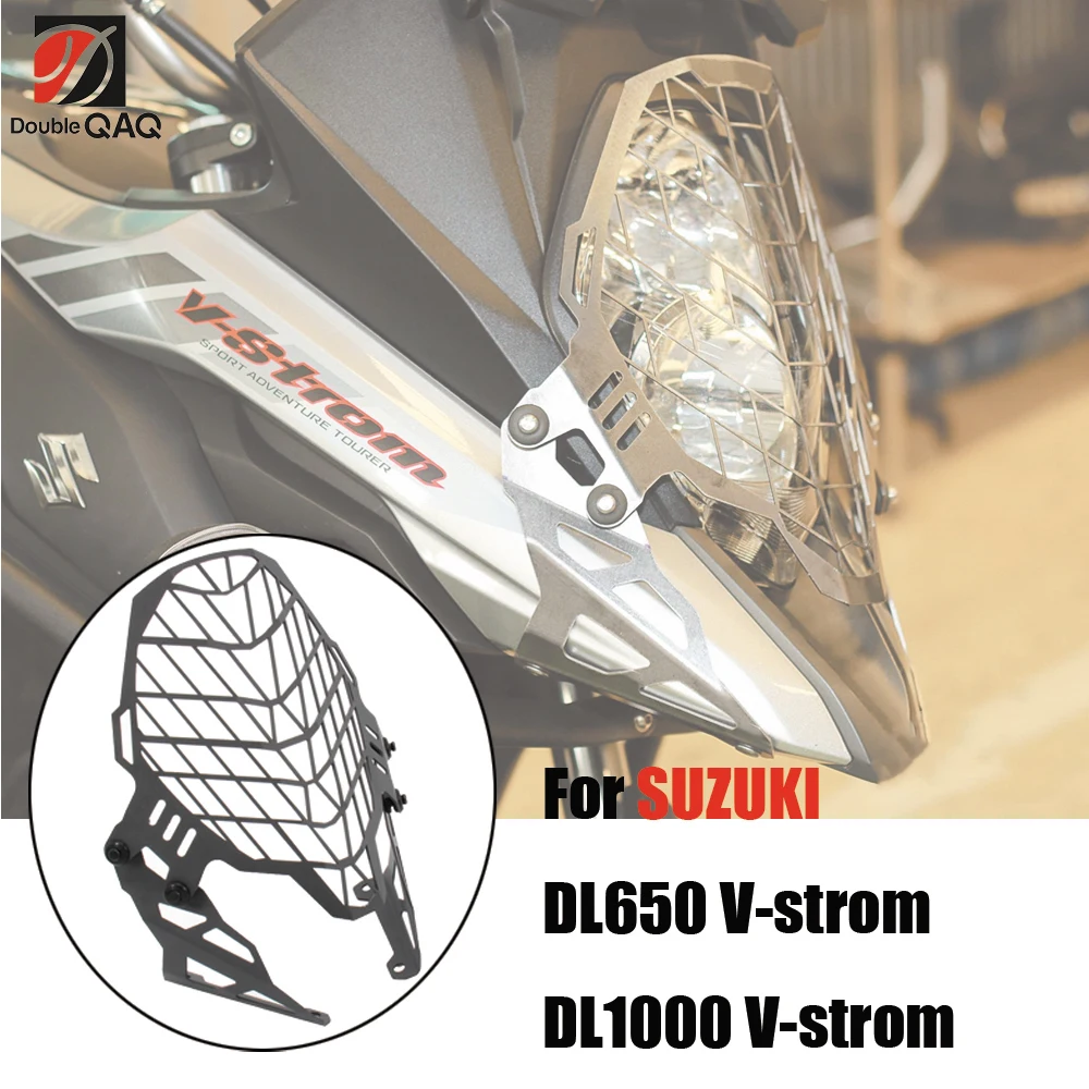 

For Suzuki DL650 DL1000 V-strom DL 650 1000 V Strom 650 cooled motorcycle headlight protection lens cap 2017 2018 2019