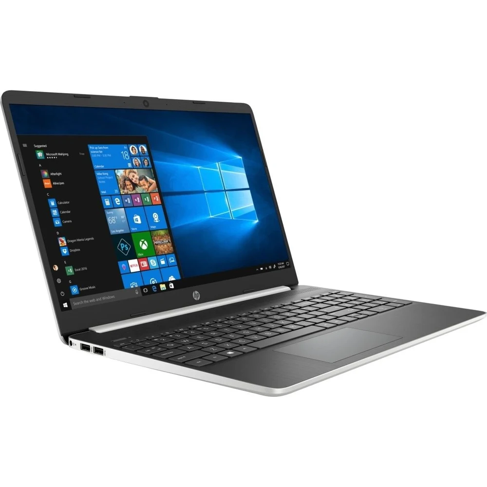 Ноутбук HP 15s-fq1001ur Intel Core i3 1005G1/4Gb/256Gb SSD/No ODD/15.6&quot FHD SVA/Intel UHD Graphics/Camera/WiFi/BT/DOS/Silver |