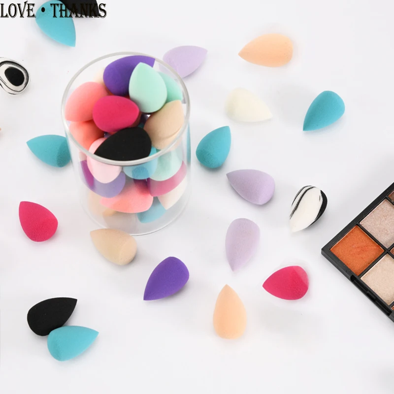 

Wholesale Mini Makeup Sponge Water Drop Shape Makeup Soft Foundation puff Concealer Flawless Mixed cosmetic makeup sponge