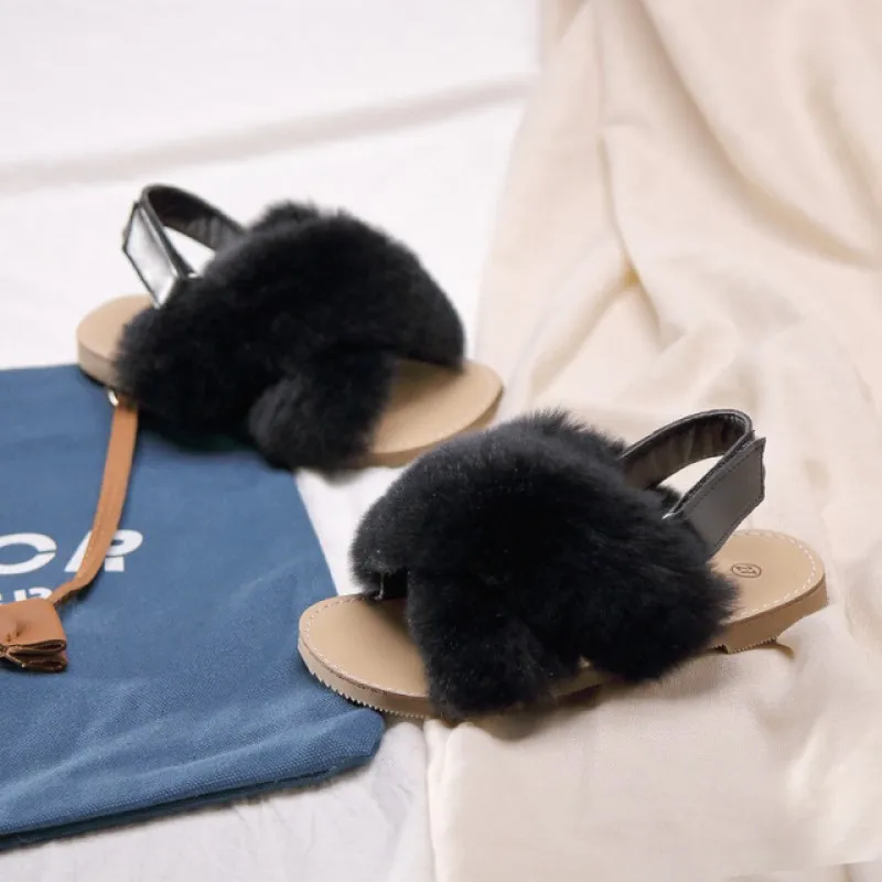 Новинка 2019 года сезон весна-осень шлепанцы на липучке сандалии с мягкой подошвой