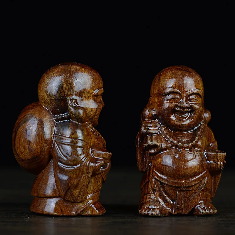 Hollow yellow sandalwood handles necklace pendant accessories solid wood carving play with crafts African acid branch | Украшения и