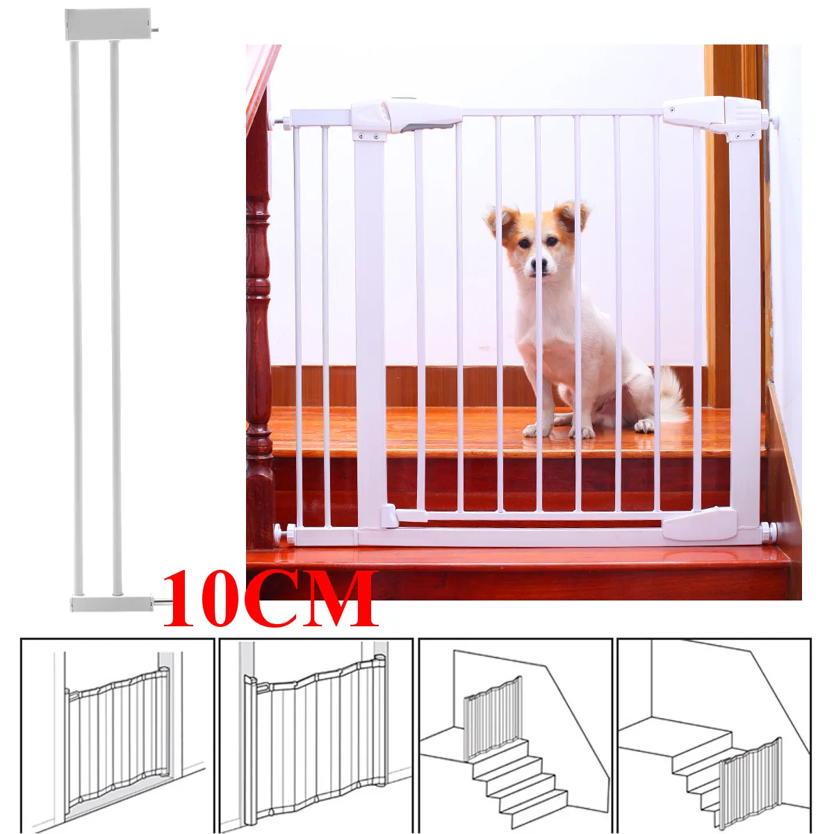 Удлинитель для собак забор для детей манеж детская Защитная Калитка Pet изолирующая дверь гостиная детская лестница Калитка удлинение