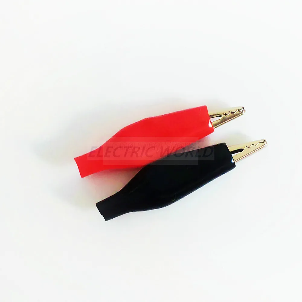 Зажимы типа крокодил электрические испытательные зажимы перемычки соединители