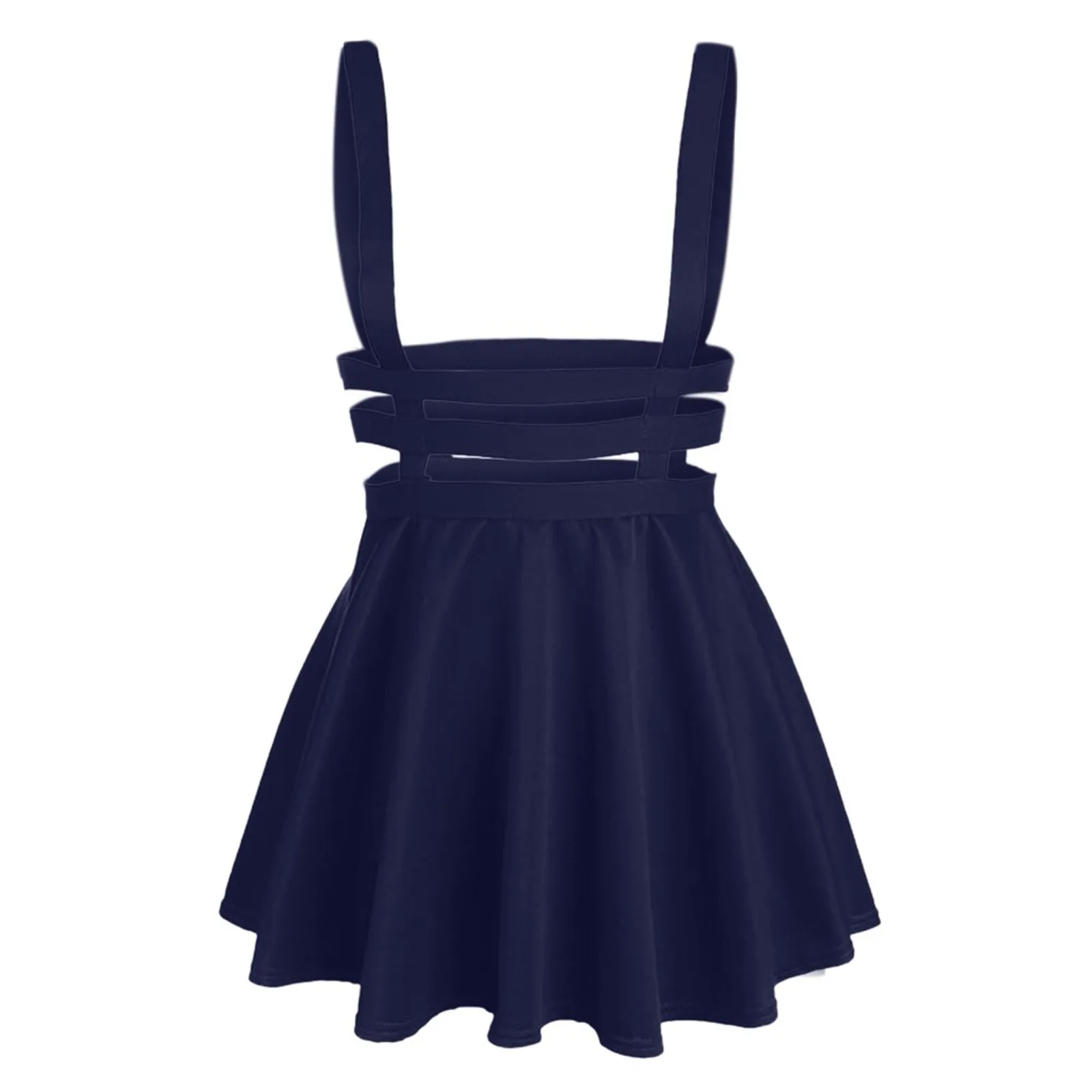 

Women's Dresses Pleated Elastic Waist Skirt Fashion A-Line Suspender Brace Skirt Dress Summer Femme Dress sukienki damskie