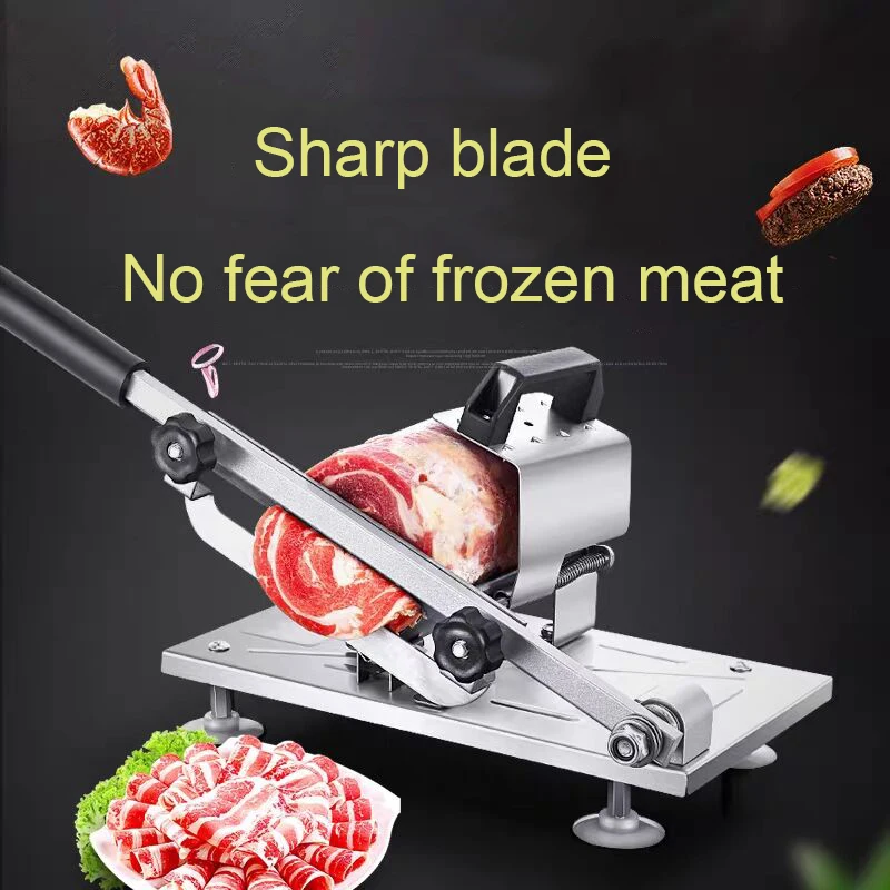 Household Lamb Slicer Meat Slicer Commercial Fat Meat Brush Meat Roll Machine freezing Lamb Roll