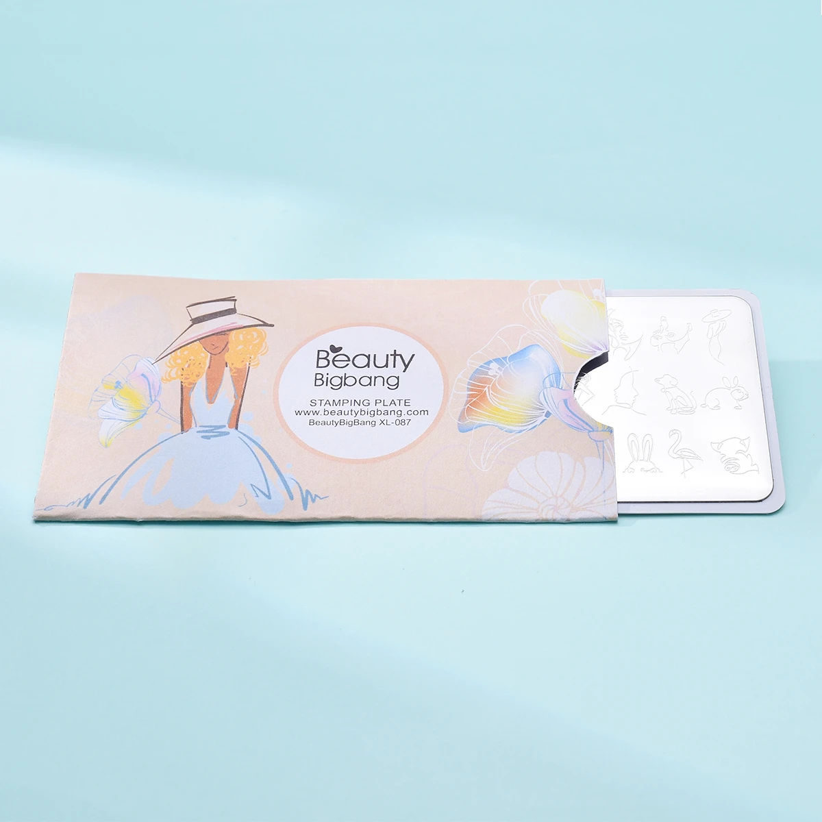 Beautybigbang ногти, декорирование, цветы штамповки пластины Стрекоза Лягушка и Лотос печать изображения гвозди Swanky штамповки шаблон пластины плесень XL-088
