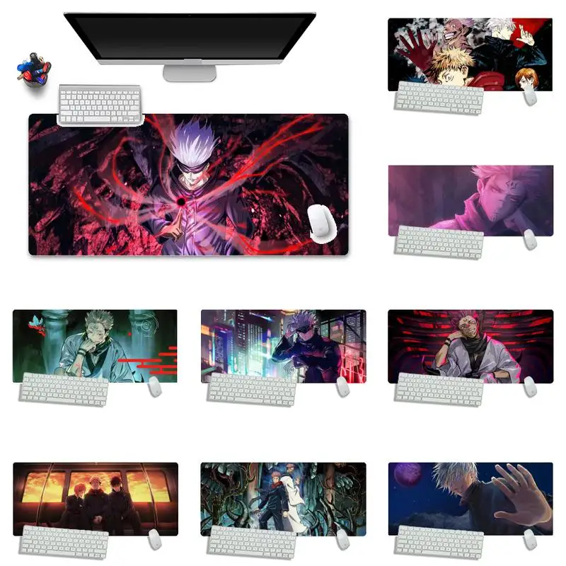 

jujutsu kaisen Beautiful Anime Mouse Mat Desk Table Protect Game Office Work Mouse Mat pad X XL Non-slip Laptop Cushion