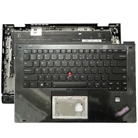 new laptop case palmrest upper case with backlit keyboard for lenovo thinkpad x1 yoga 2nd gen black