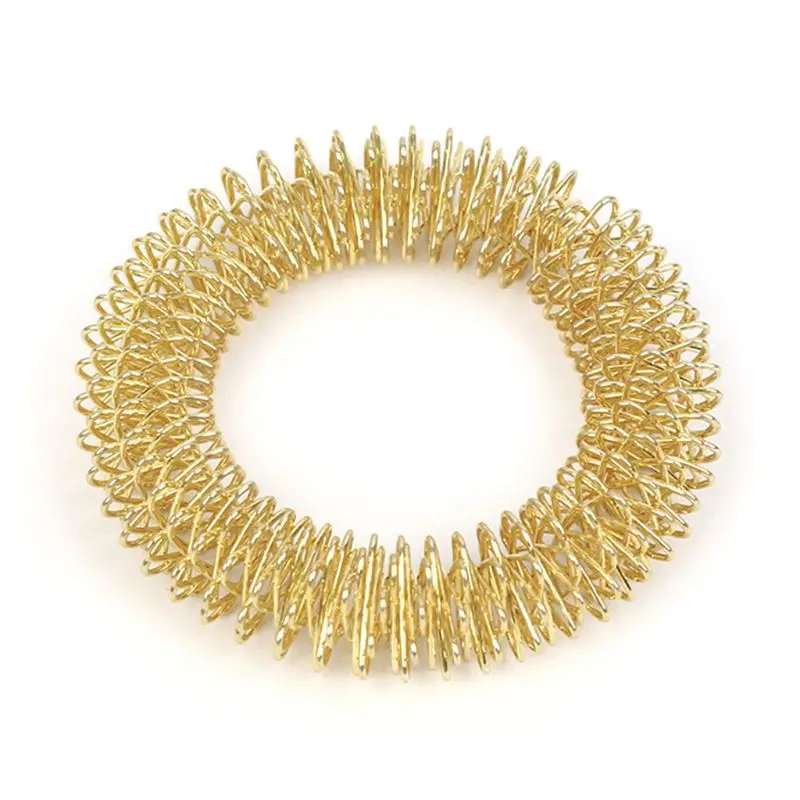 

Finger Massage Ring Stimulate Elastic Blood Circulation Stress Relax Bracelet U2JD