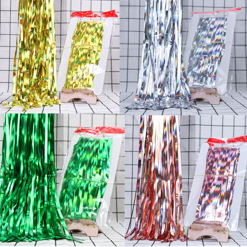 Фоновая занавеска для одной вечерние НКИ золотистая блестящая полосатая из