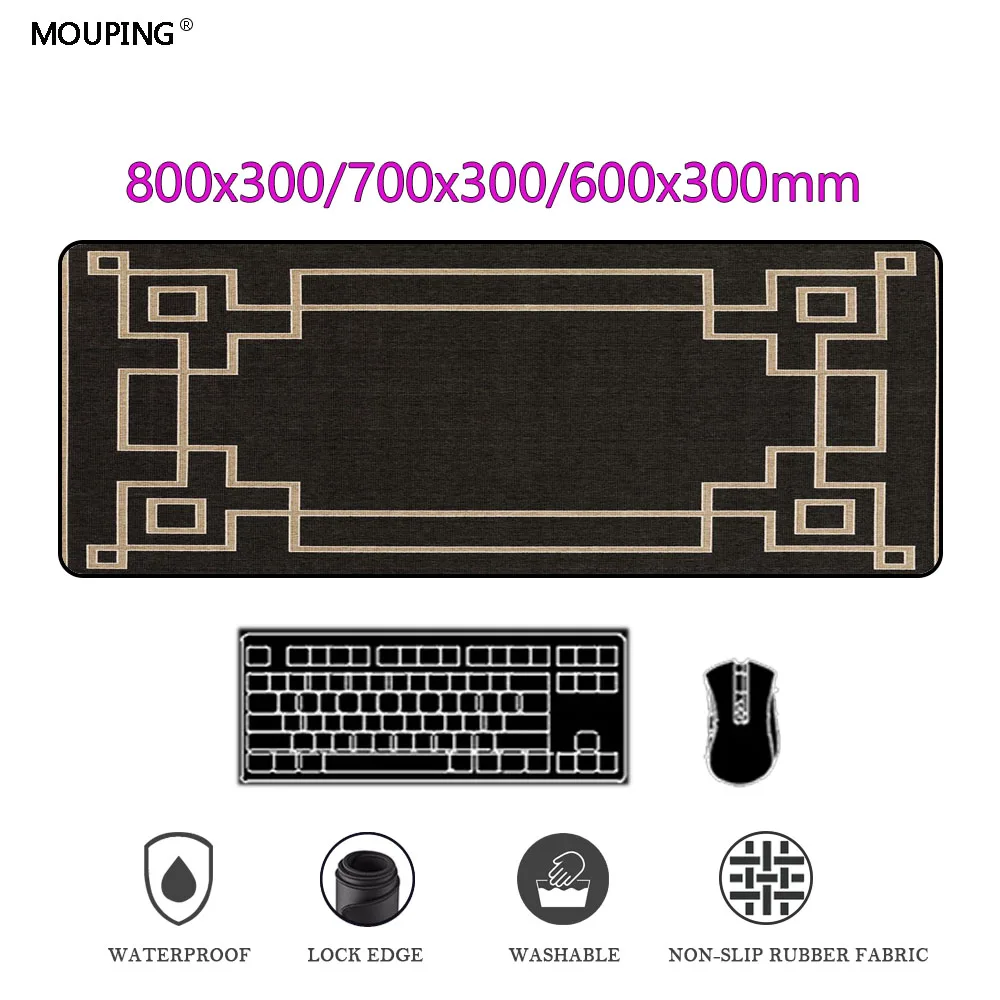 

Deak mat Mouse Pad Persian Carpet Rubber Non-slip Durable Printing Rectangular Gaming Mouse Pad Computer Tablet Pad DropShipping