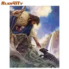 Набор для алмазной вышивки RUOPOTY 5D с изображением Иисуса