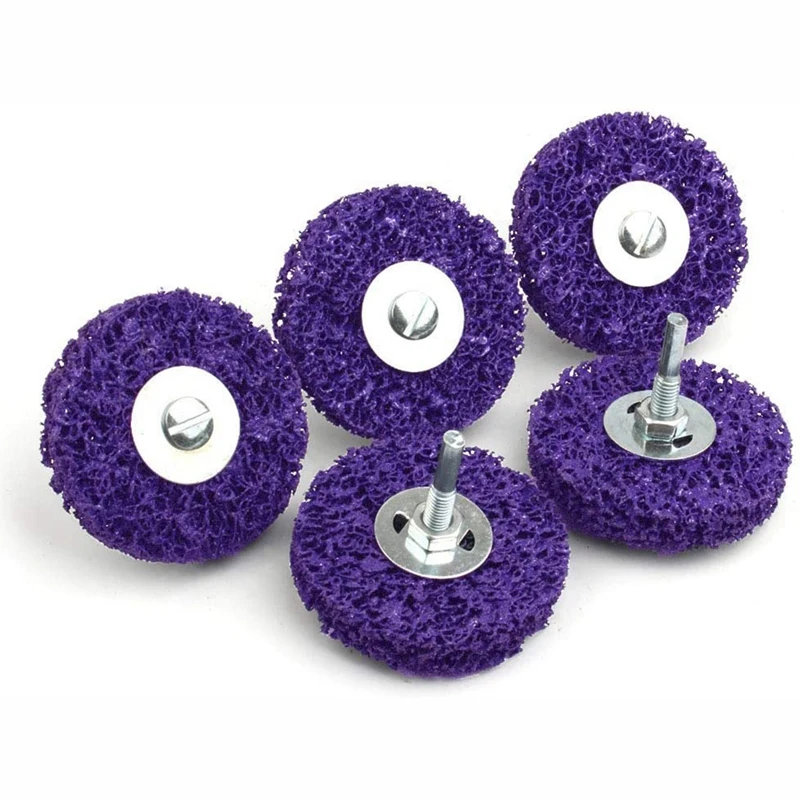 5Pcs 75mm Coral Grinding disc for Rust Paint Remove Clean Angle Grinder Polishing Disc Oxidation Effortlessly. etc | Инструменты