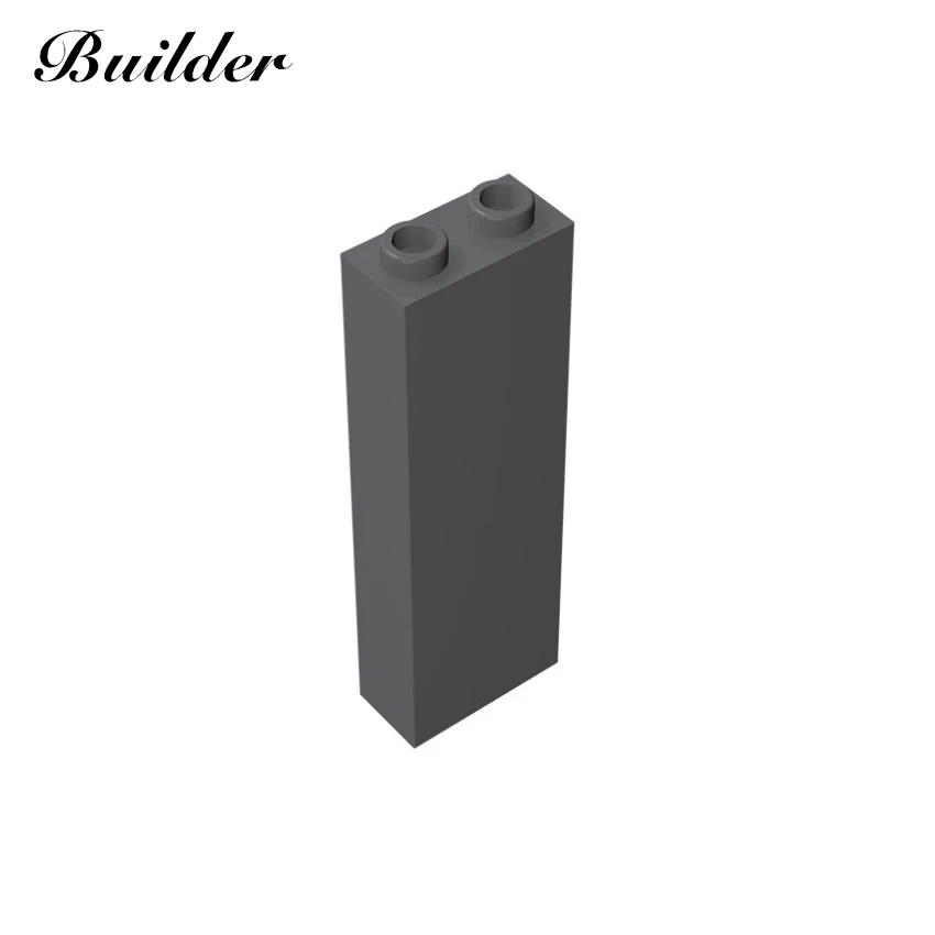 Детский конструктор из строительных блоков, 1x2x5, 10 шт.