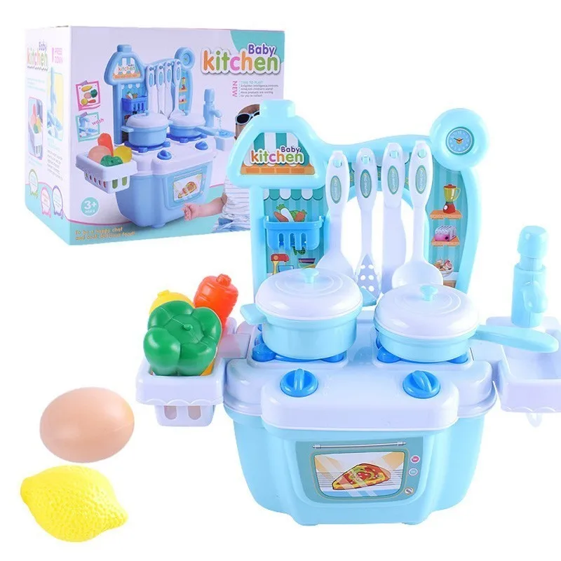 Детская мини-симуляция кухни, пластиковая имитация еды, детские игрушки, детская кухня, кулинария, игрушечный набор для игр для мальчиков и ... от AliExpress WW