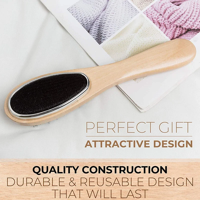 Лидер продаж ворсовая щетка для одежды и рог обуви (деревянная) профессиональная