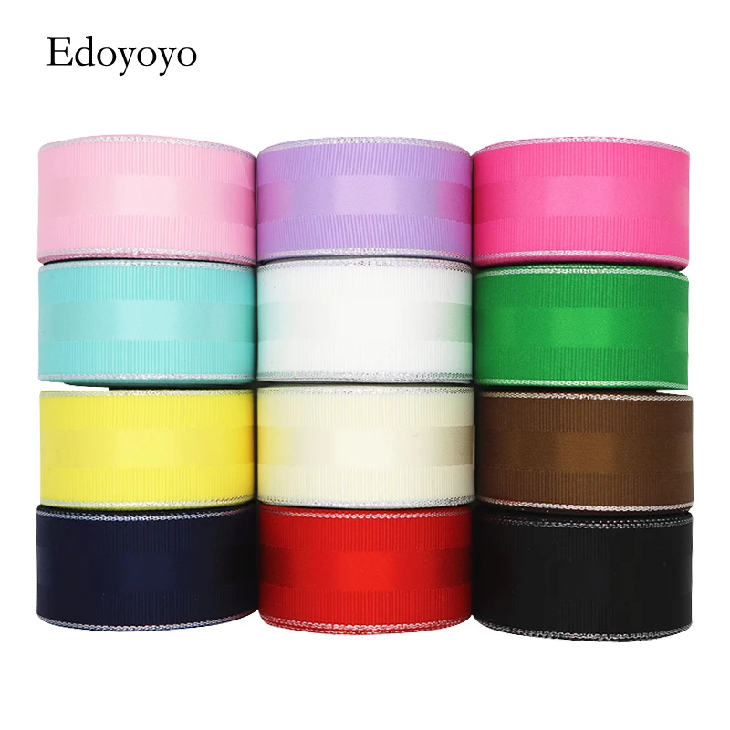 Атласная лента с блестками 10 ярдов мм 25 38