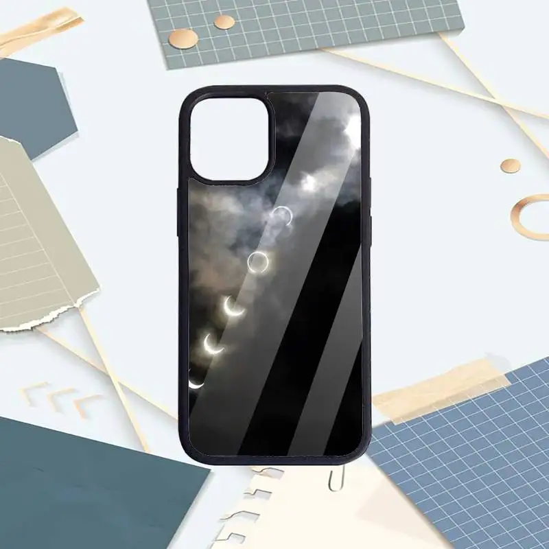 

white moon stars space astronaut Phone Case PC For iPhone 11 12 pro XS MAX 8 7 6 6S Plus X 5S SE 2020 XR